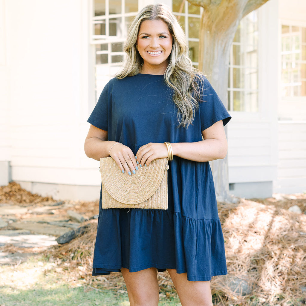 Long Distance Dress, Navy