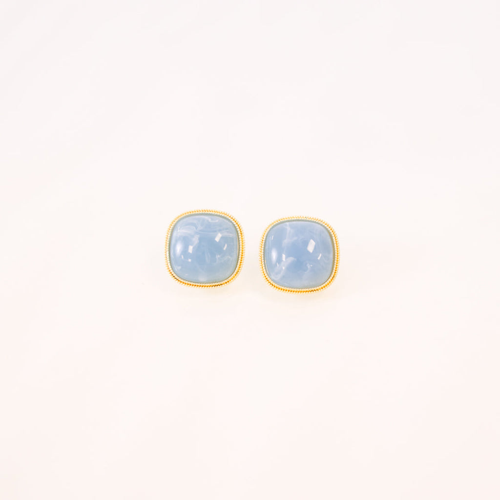 Look Into The Water Earrings, Blue