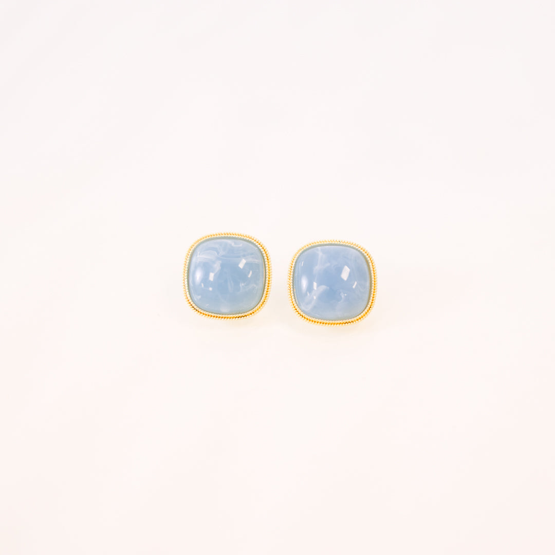 Look Into The Water Earrings, Blue