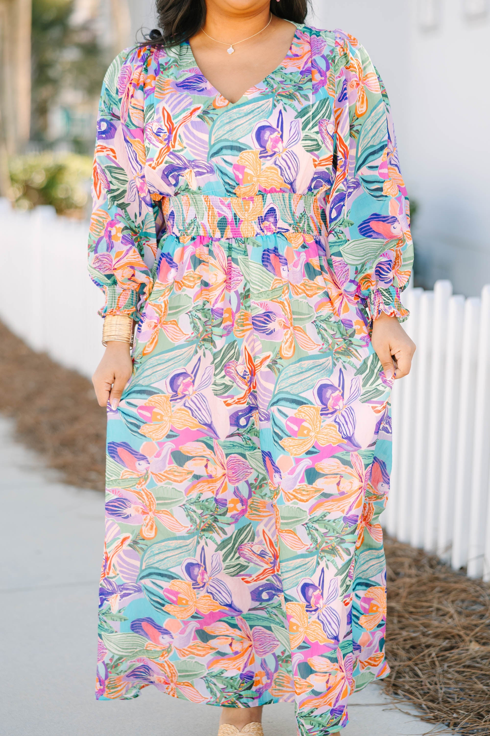 Lost In The Sunlight Dress, Pink