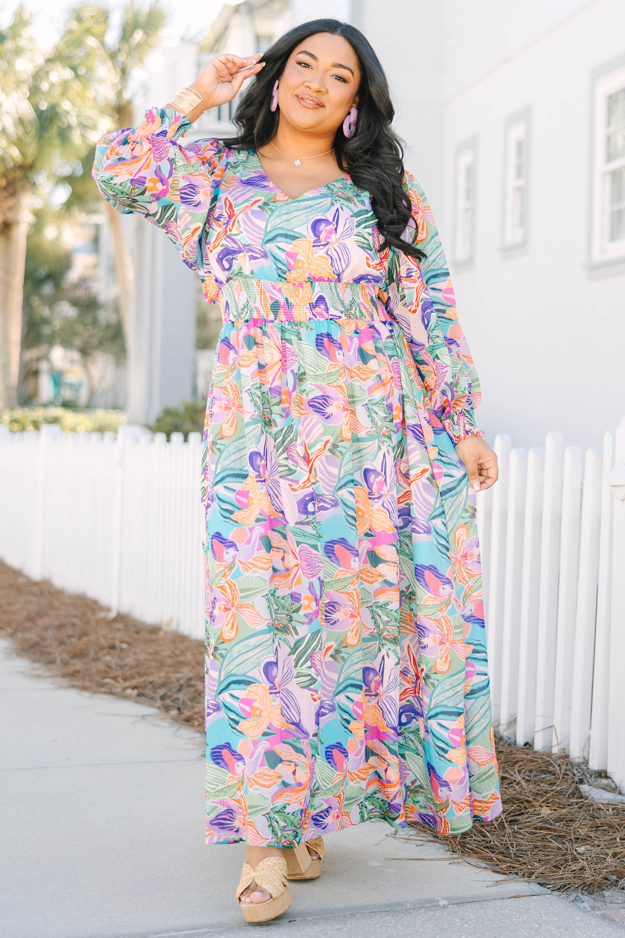 Lost In The Sunlight Dress, Pink
