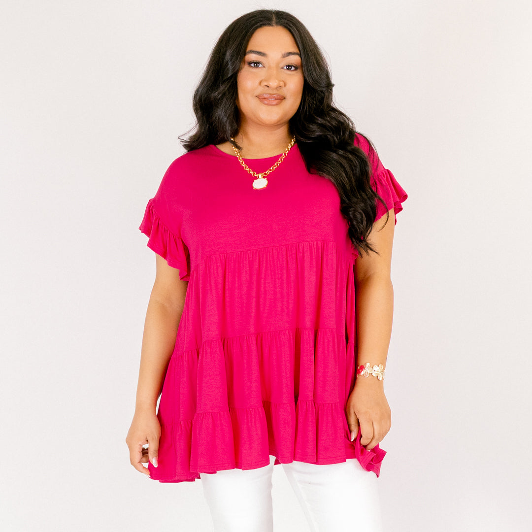 Love And Honey Tunic, Berry