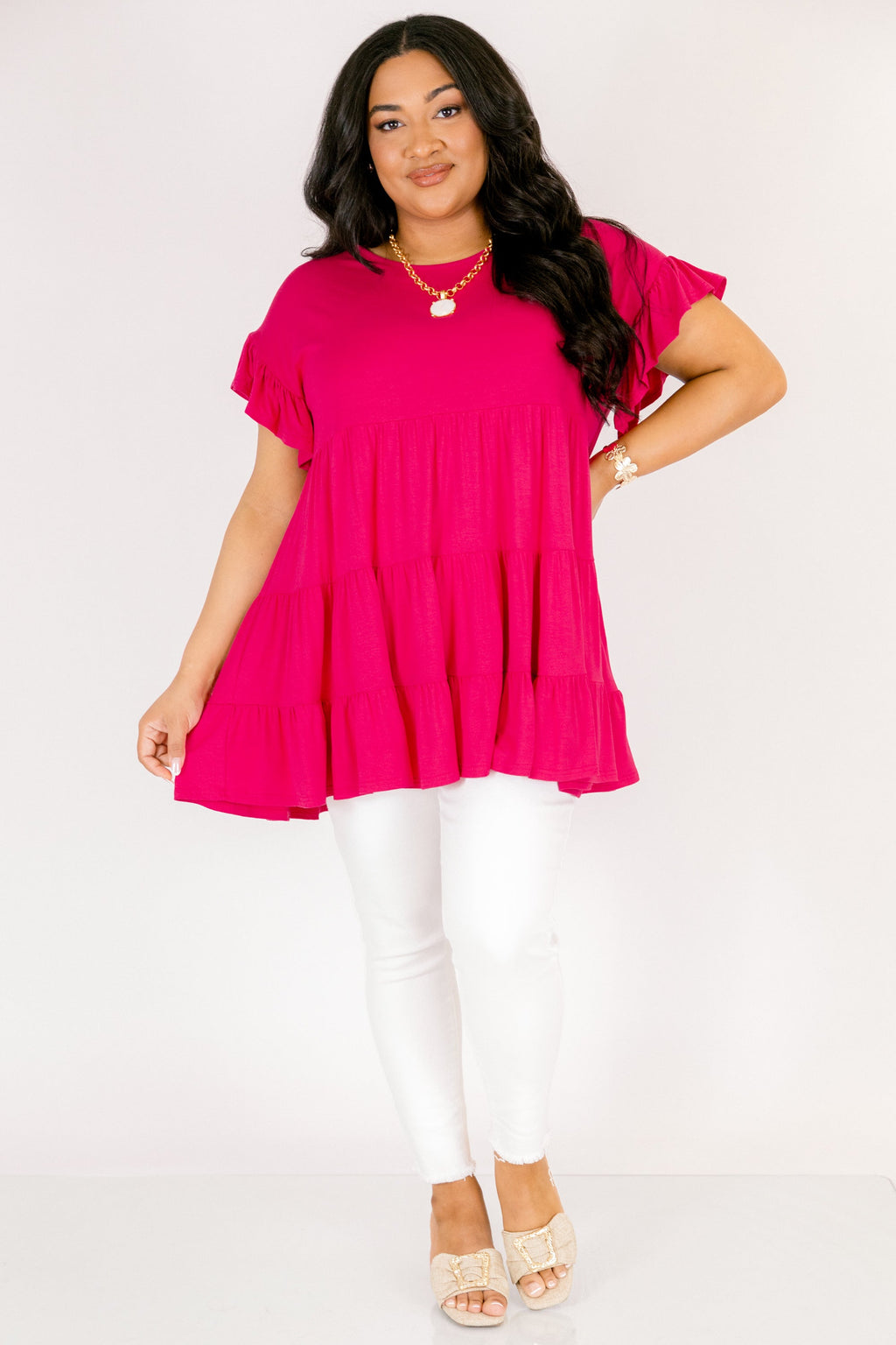 Love And Honey Tunic, Berry