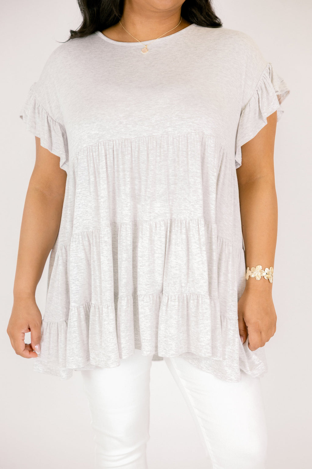 Love And Honey Tunic, Heather Gray