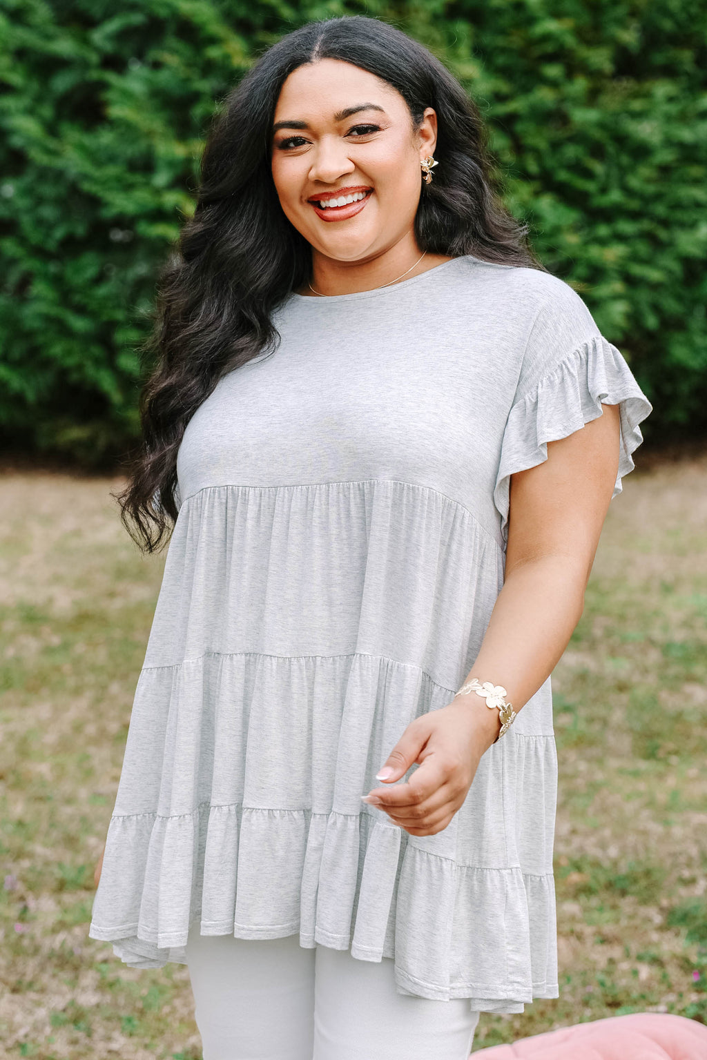 Love And Honey Tunic, Heather Gray