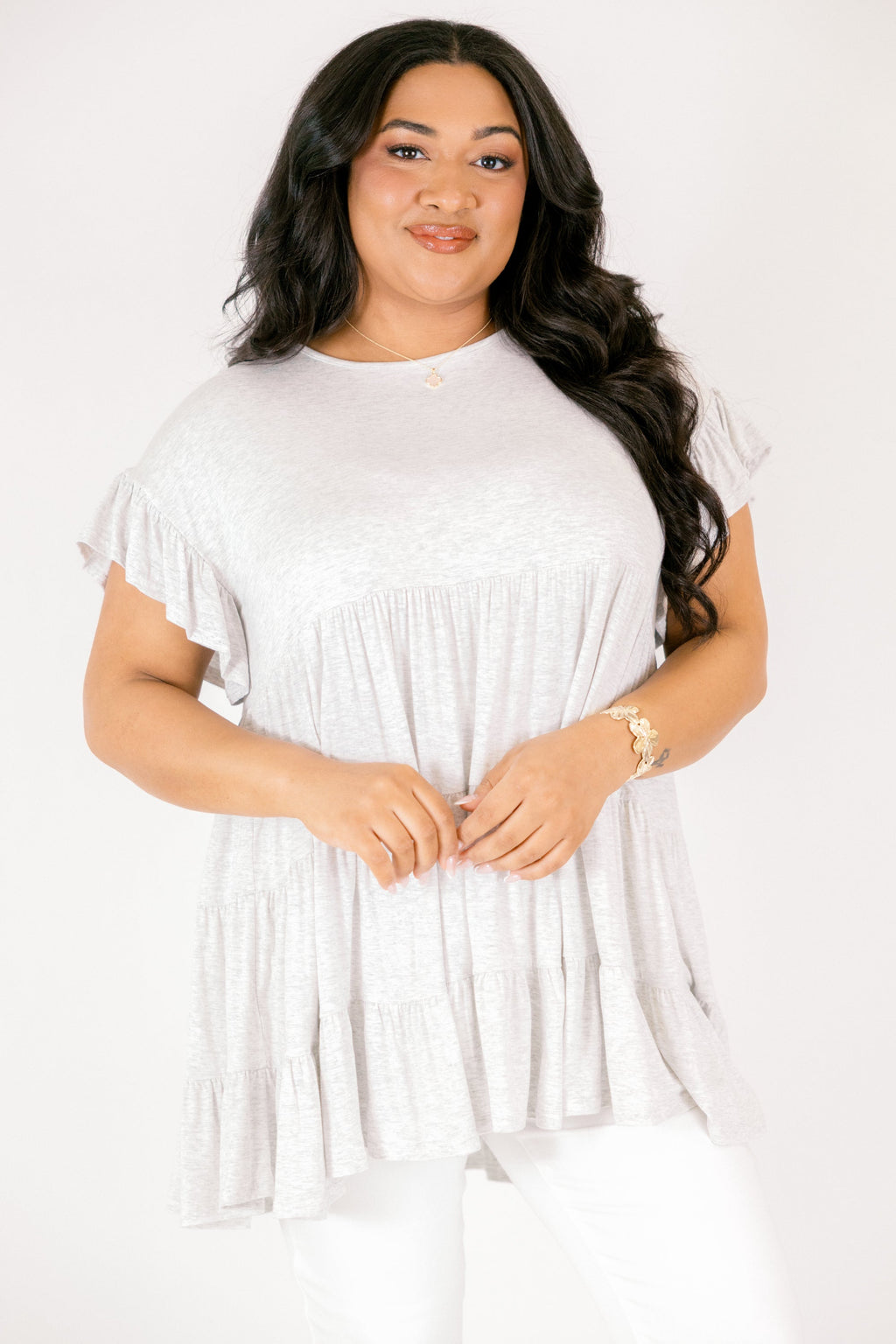 Love And Honey Tunic, Heather Gray