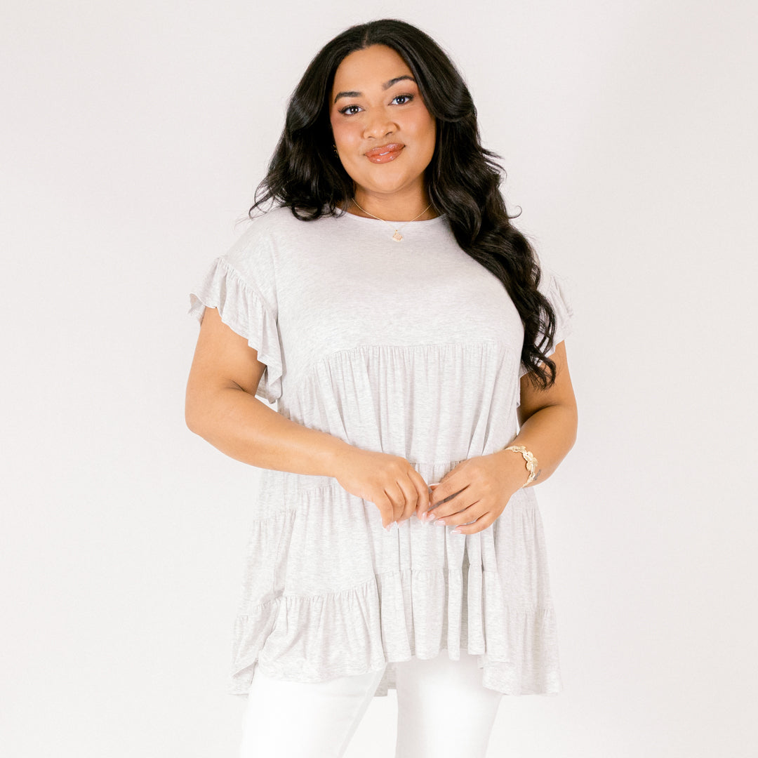 Love And Honey Tunic, Heather Gray