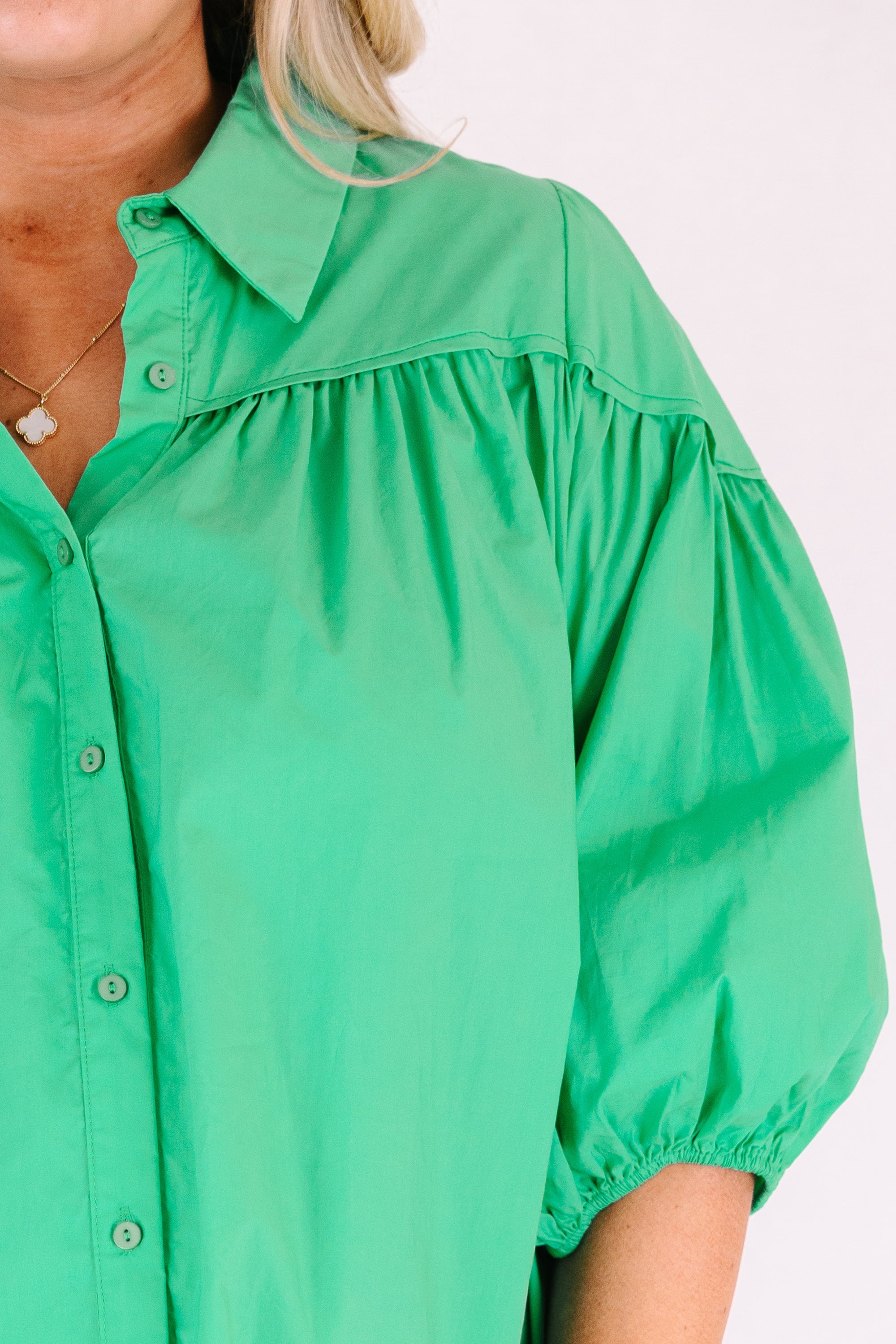 Love Is All Around Blouse, Green