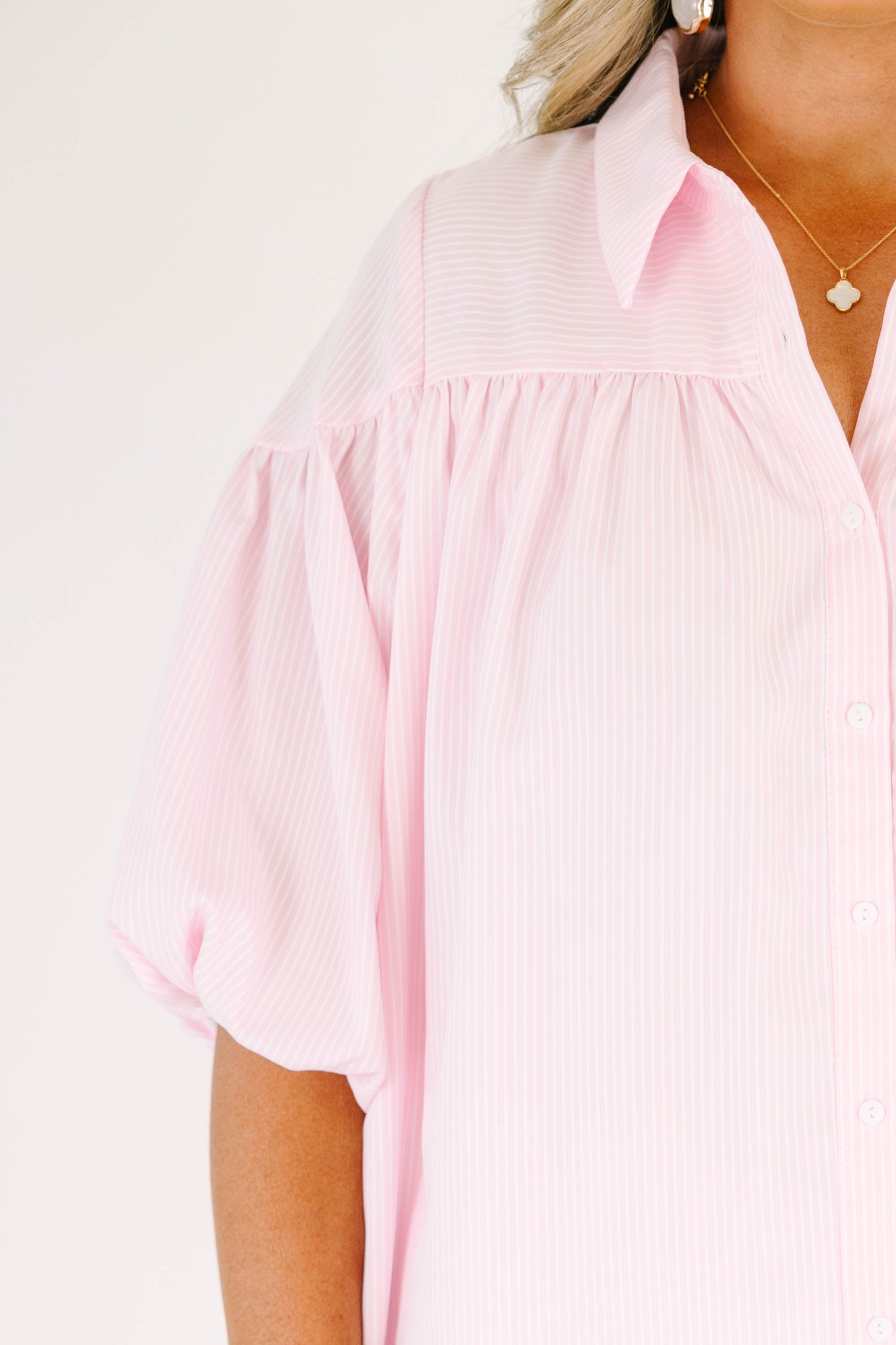 Love Is All Around Blouse, Pink