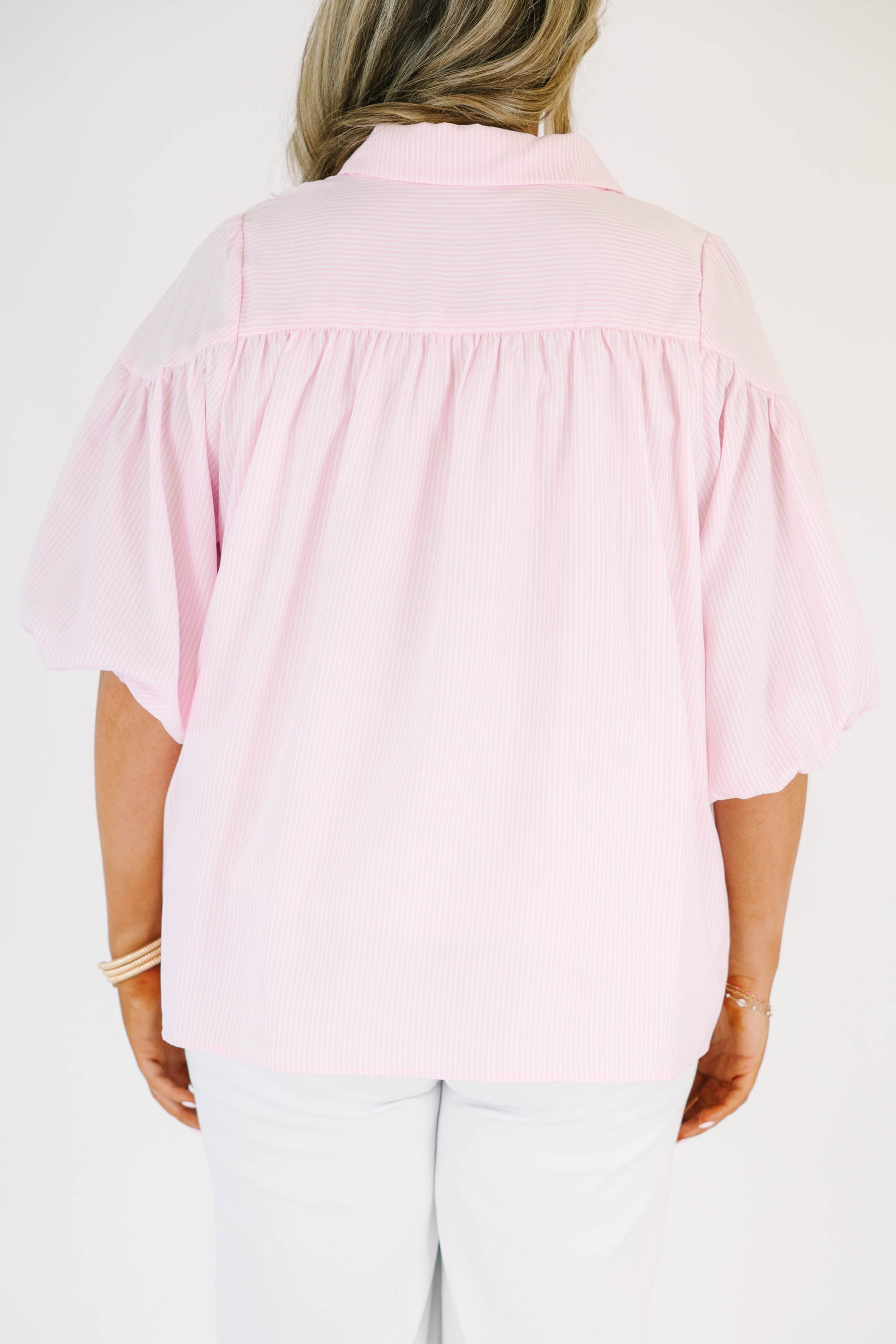 Love Is All Around Blouse, Pink