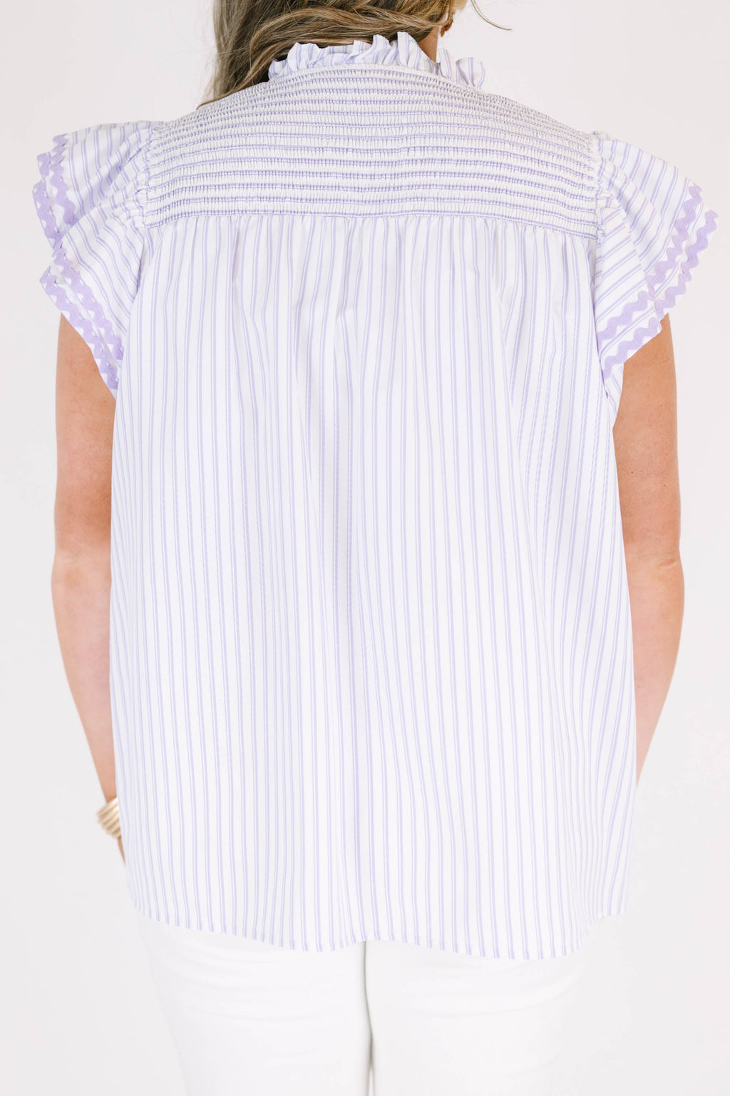 Love Like Mine Top, Lavender Stripe