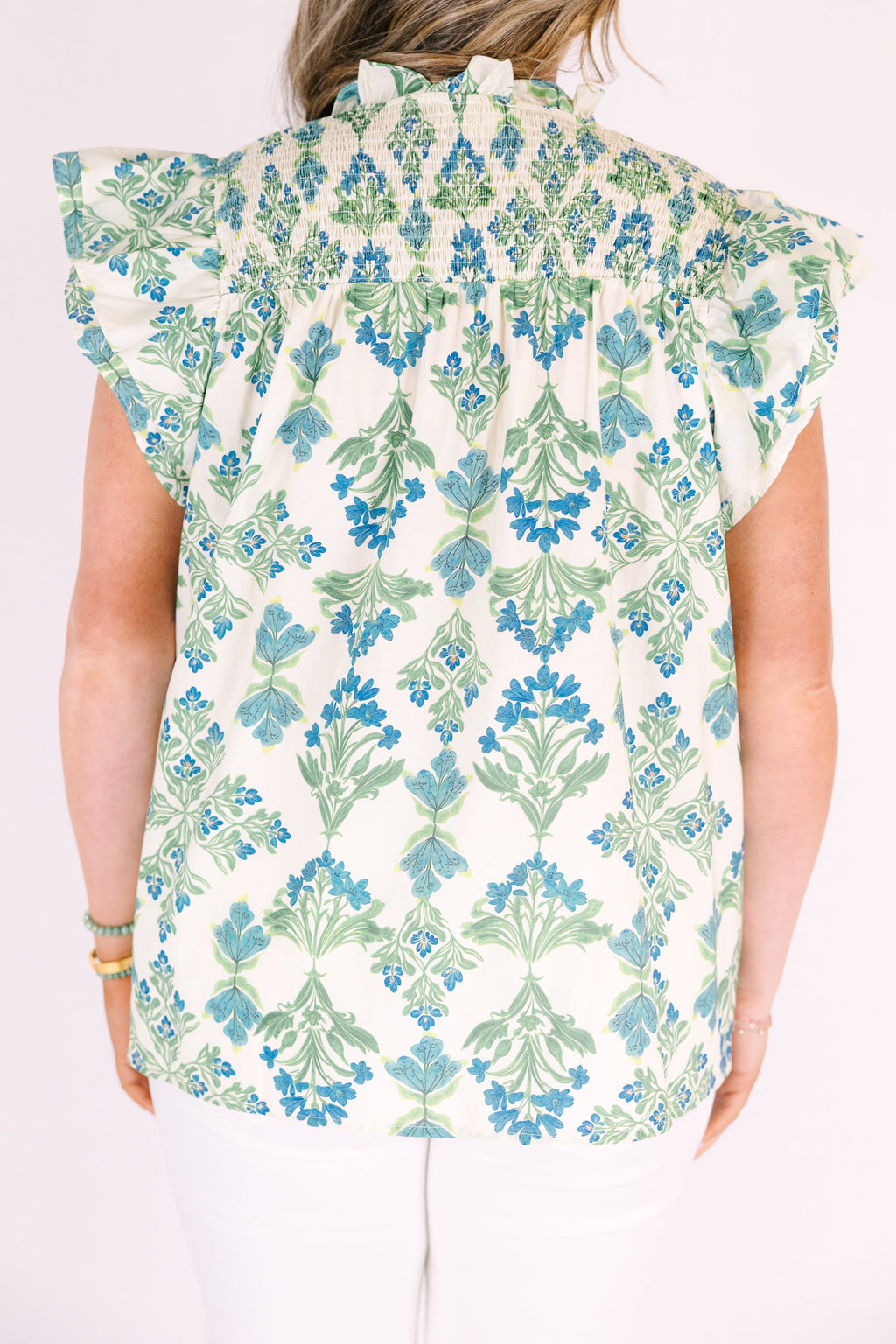 Love Like Mine Top, White-Blue