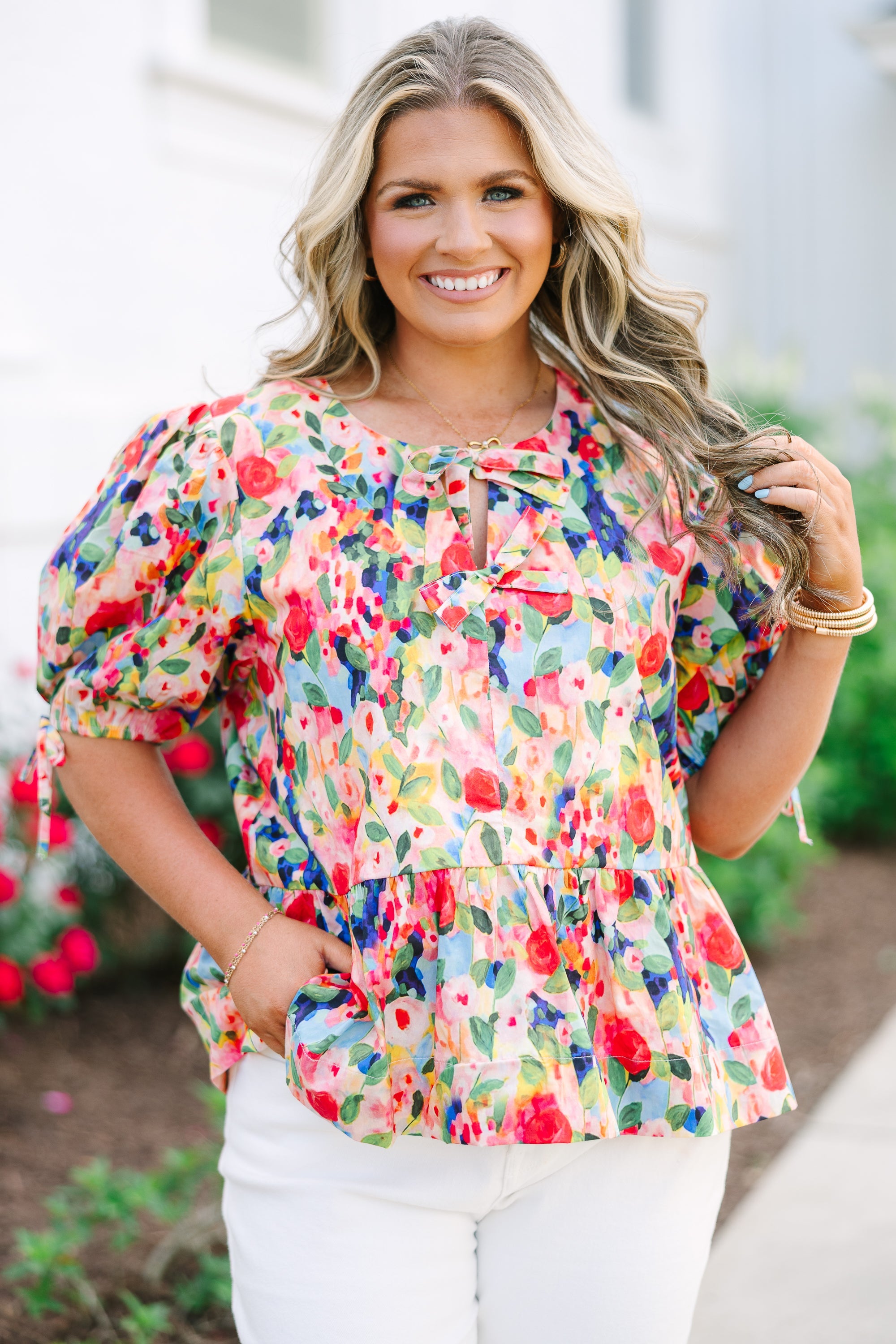 Love Like Yours Top, Pink Floral