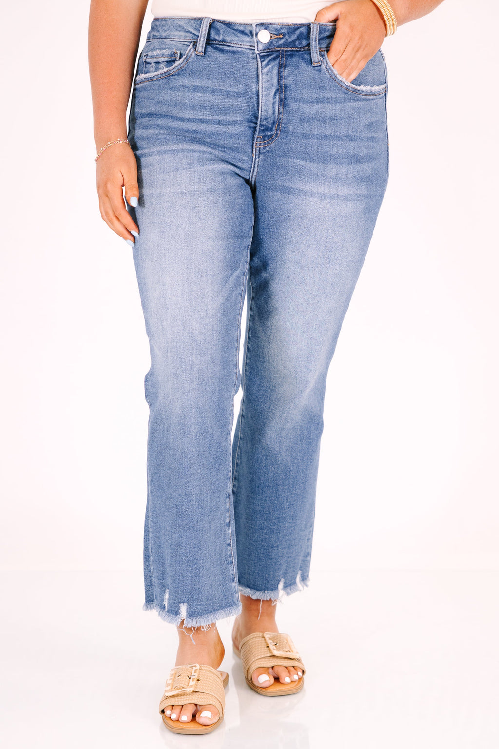 Love To Live Jeans, Medium Wash