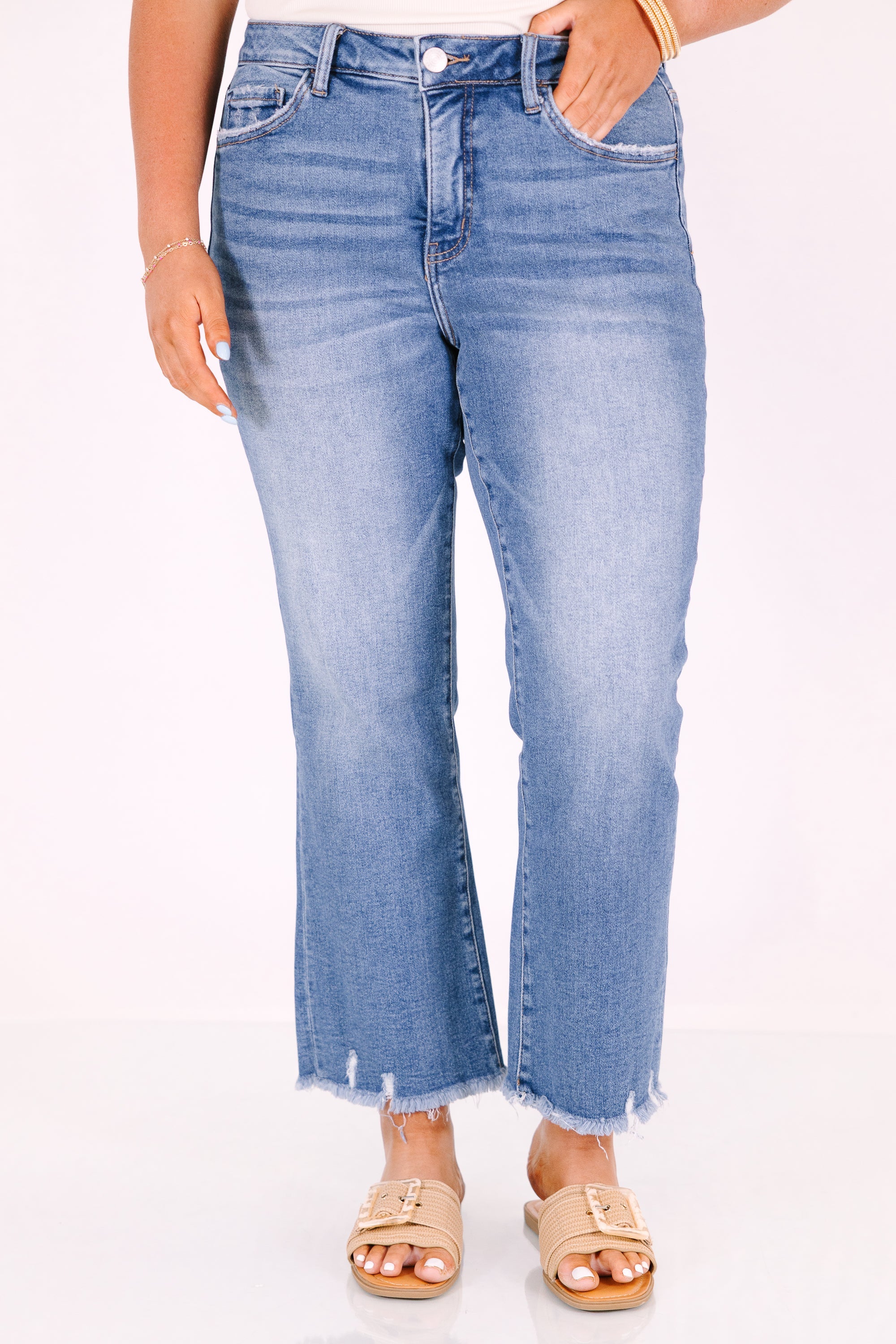 Love To Live Jeans, Medium Wash
