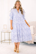 Love You So Dress, Blue Stripe
