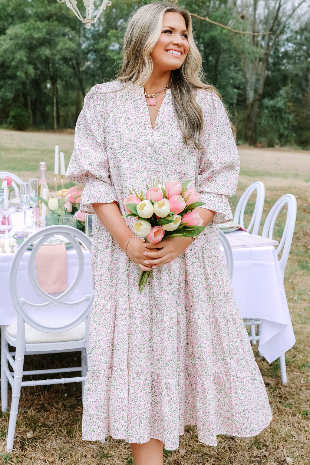 Love You So Dress, Pink Mix