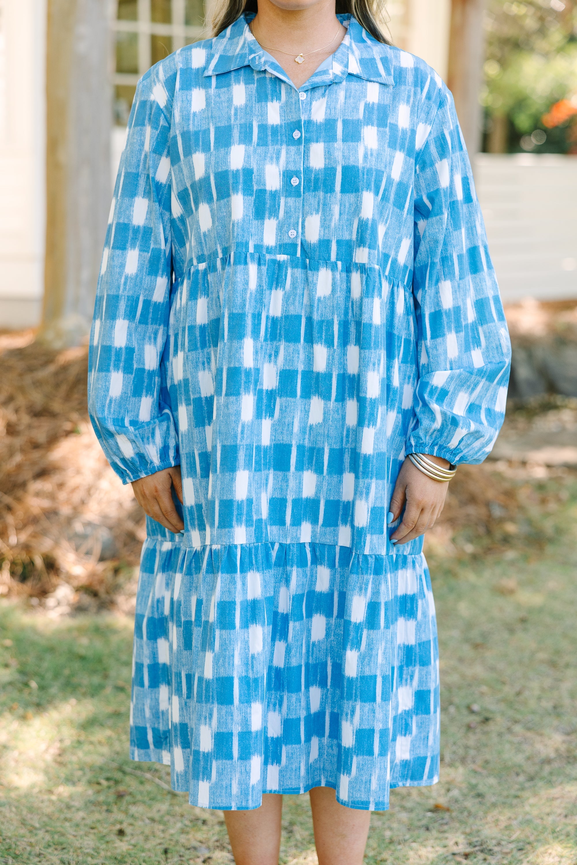 Made For Malibu Dress, Gingham