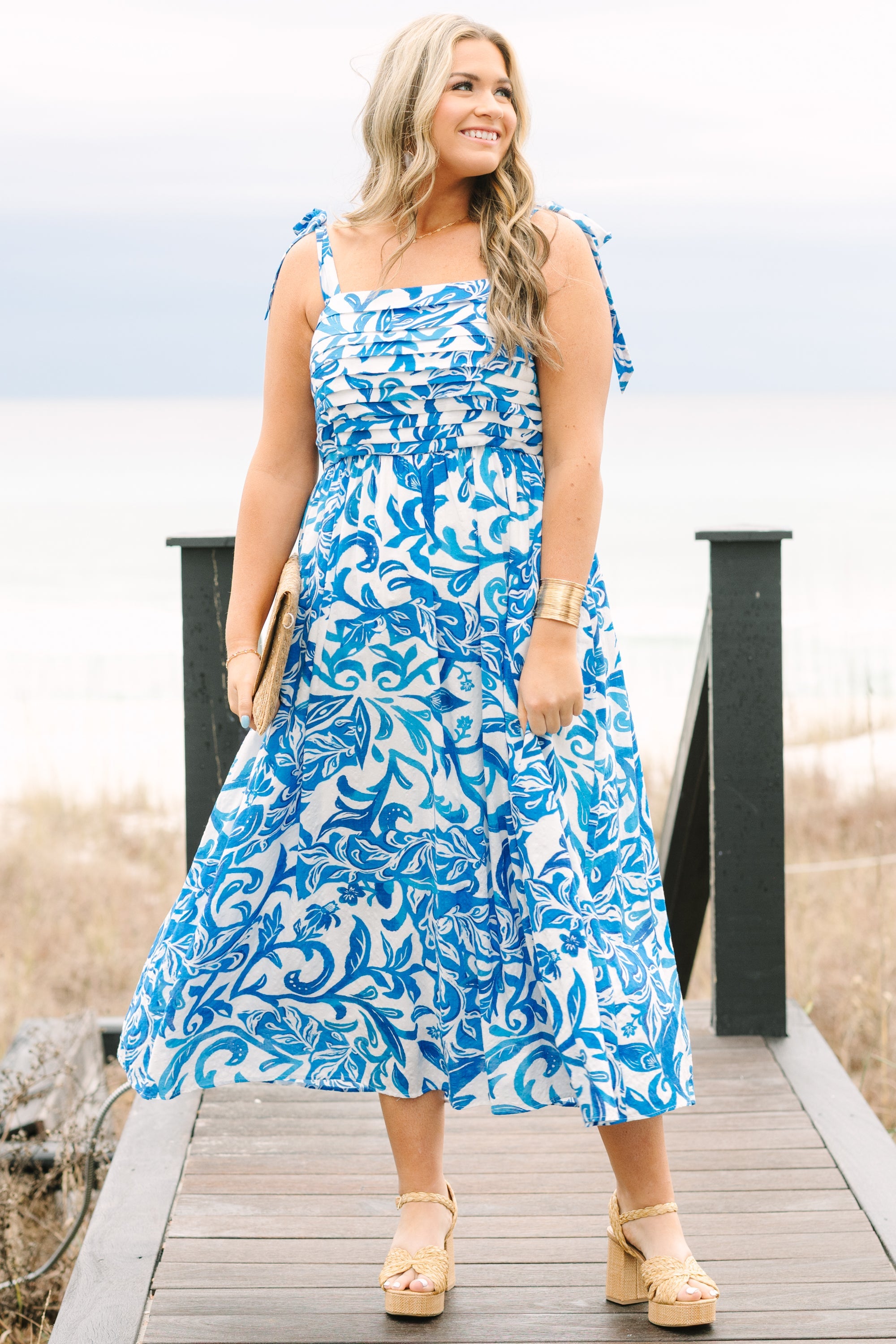Made The Right Call Dress, Cobalt