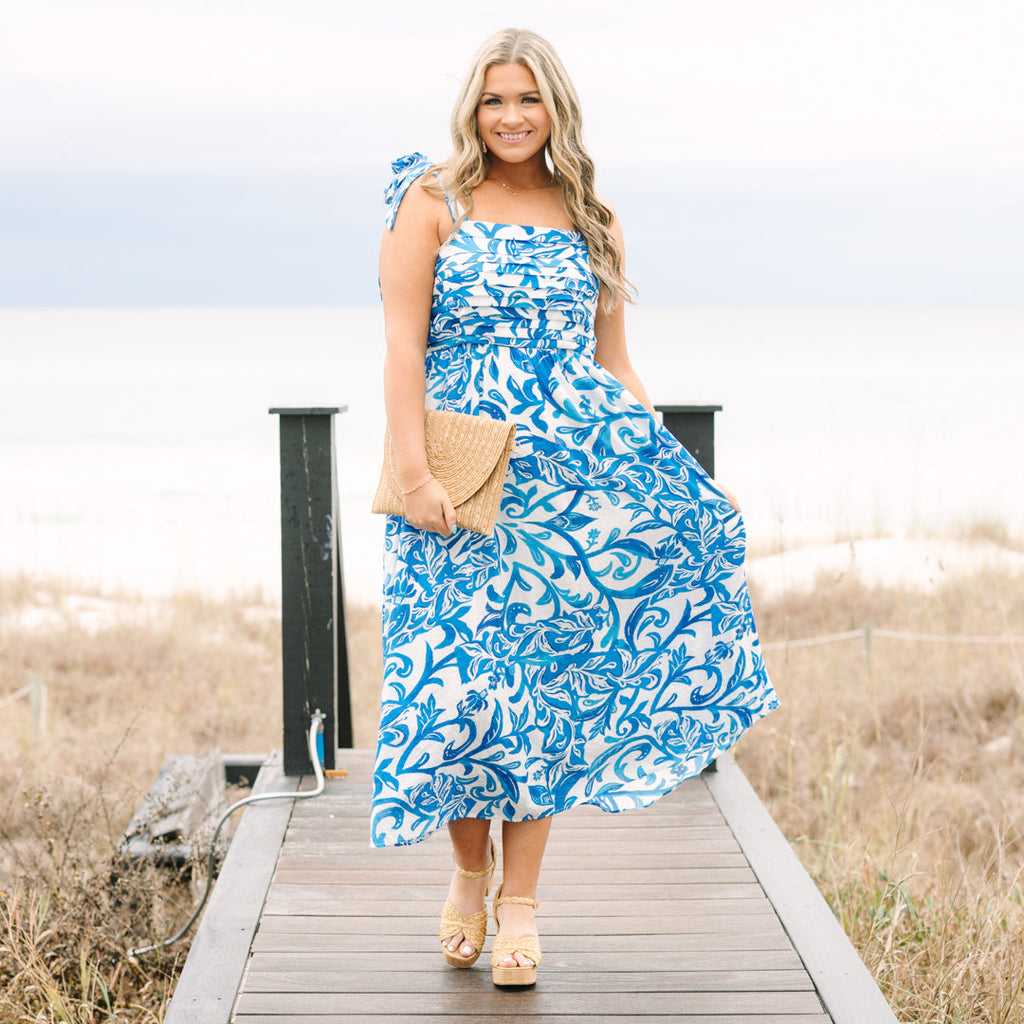 Made The Right Call Dress, Cobalt