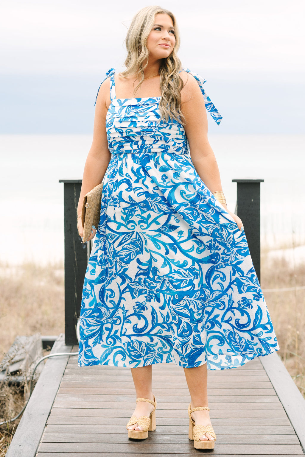 Made The Right Call Dress, Cobalt