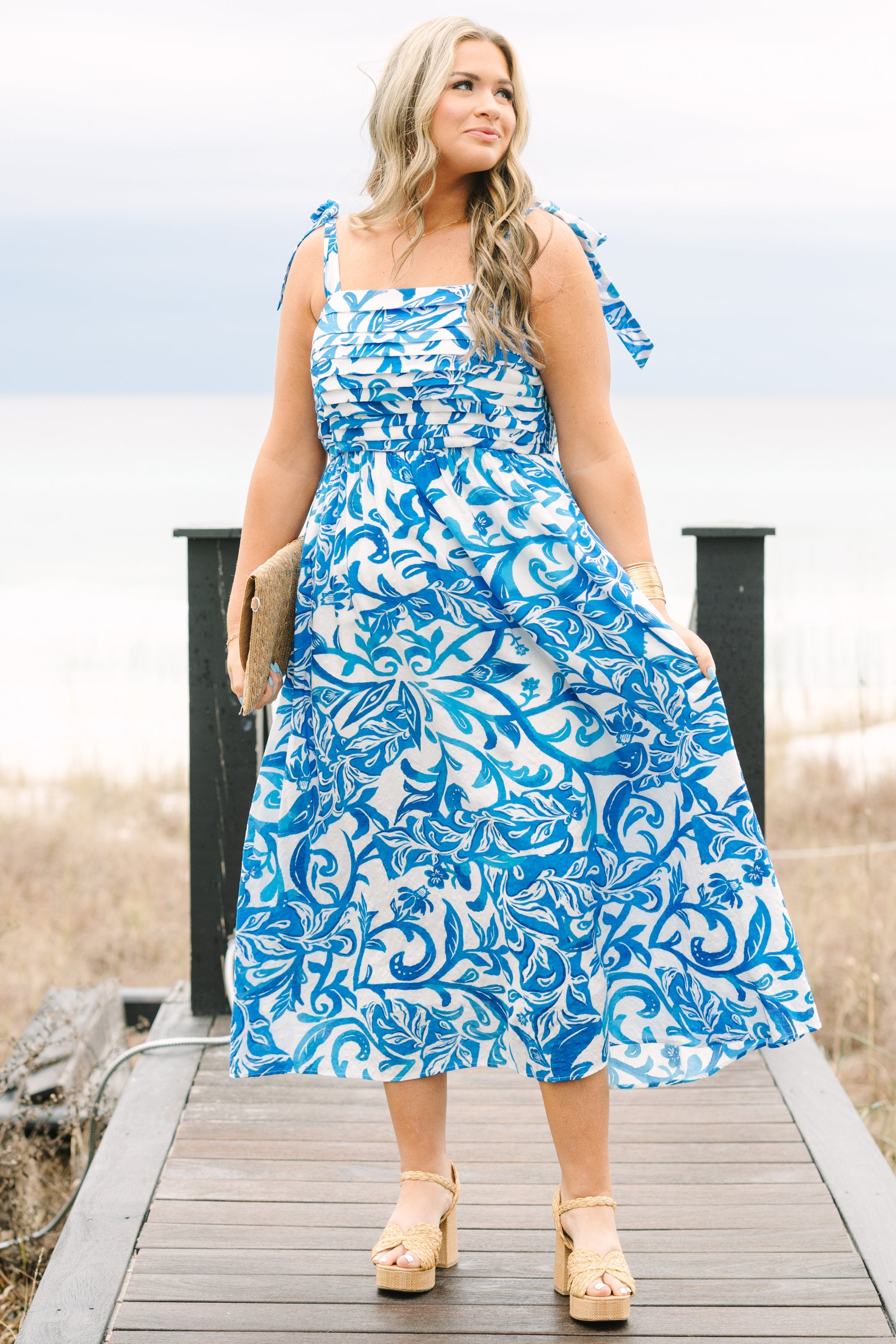 Made The Right Call Dress, Cobalt
