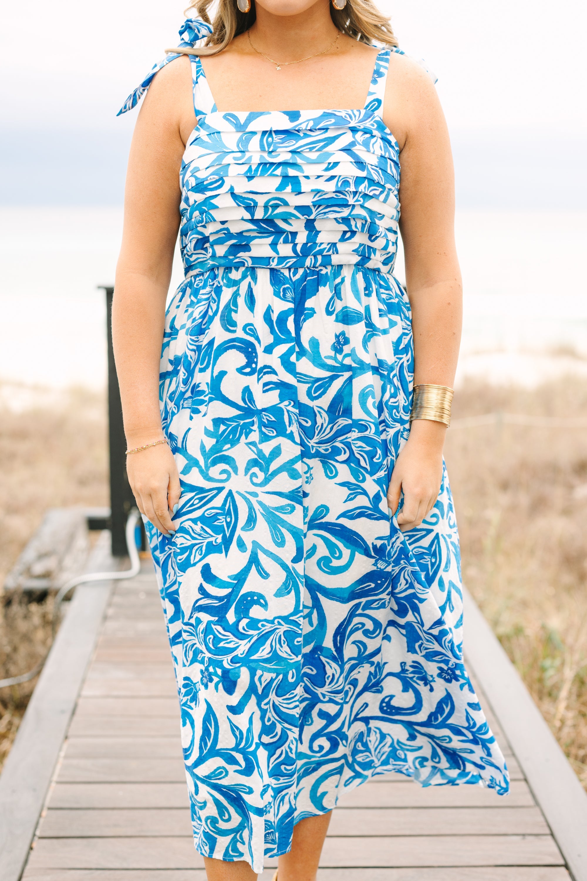 Made The Right Call Dress, Cobalt