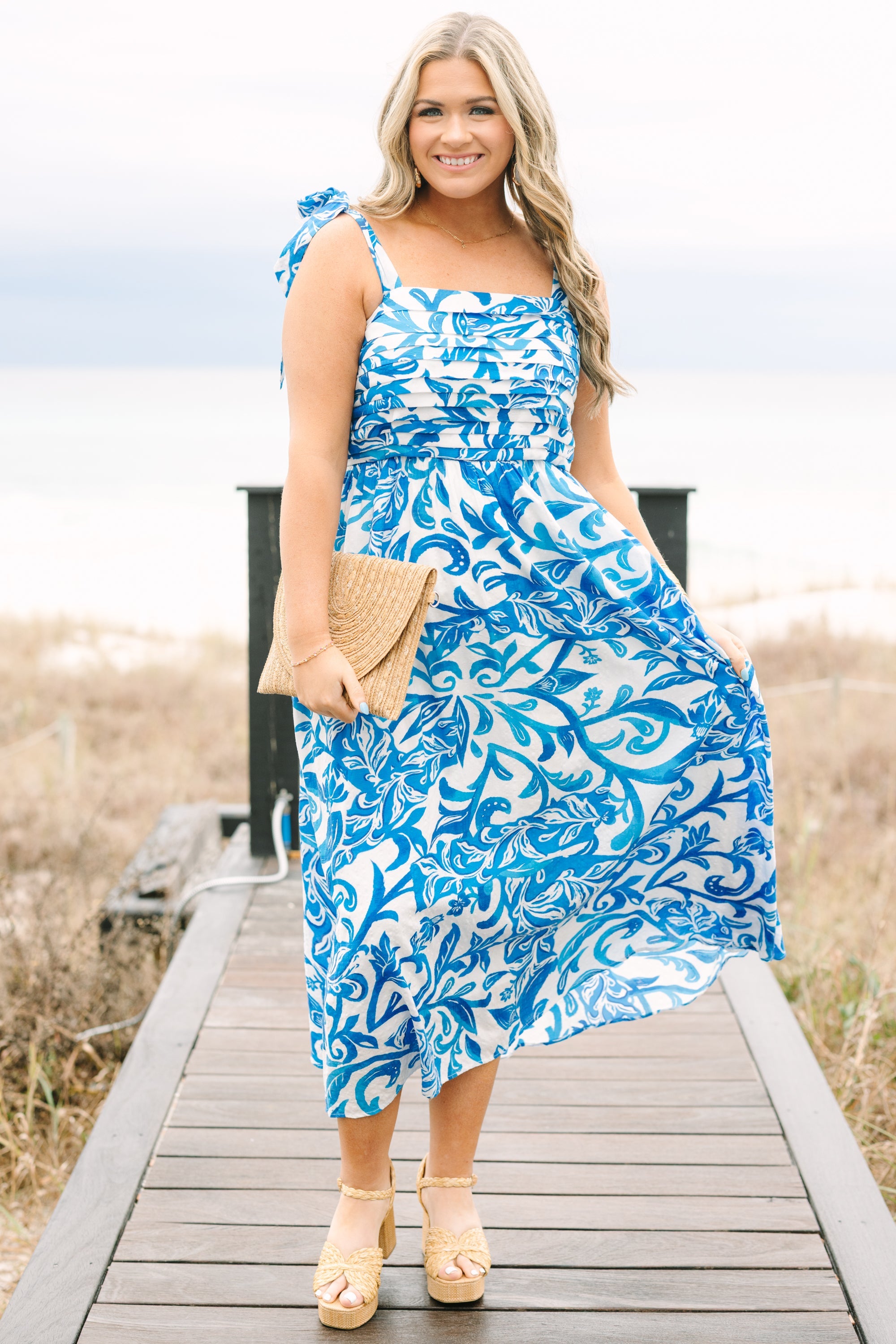 Made The Right Call Dress, Cobalt