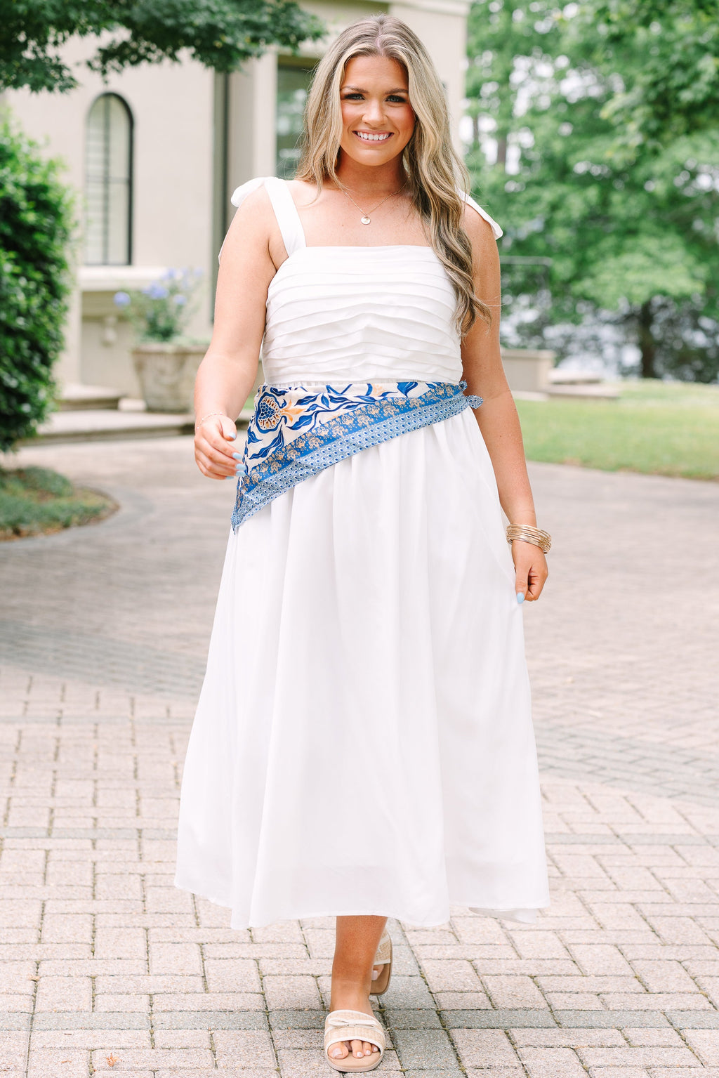 Made The Right Call Dress, White