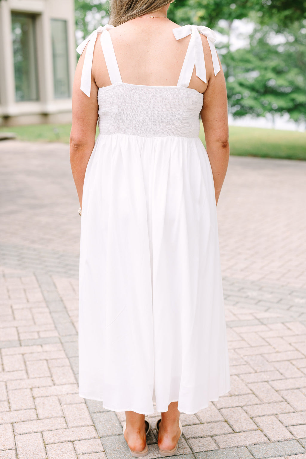 Made The Right Call Dress, White