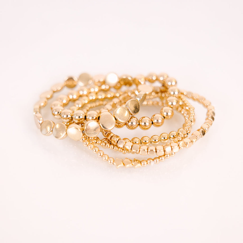 Made To Treasure Bracelet Set, Gold
