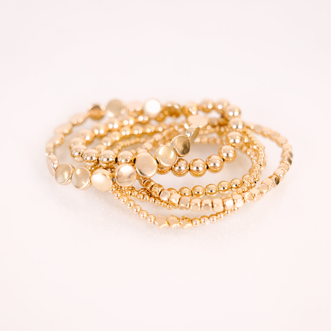 Made To Treasure Bracelet Set, Gold