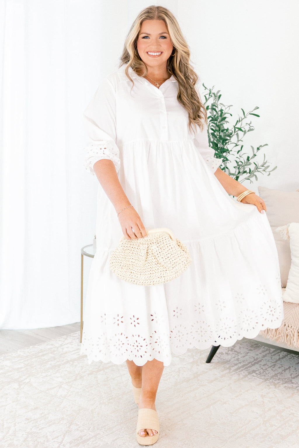 Make It Fun Dress, White