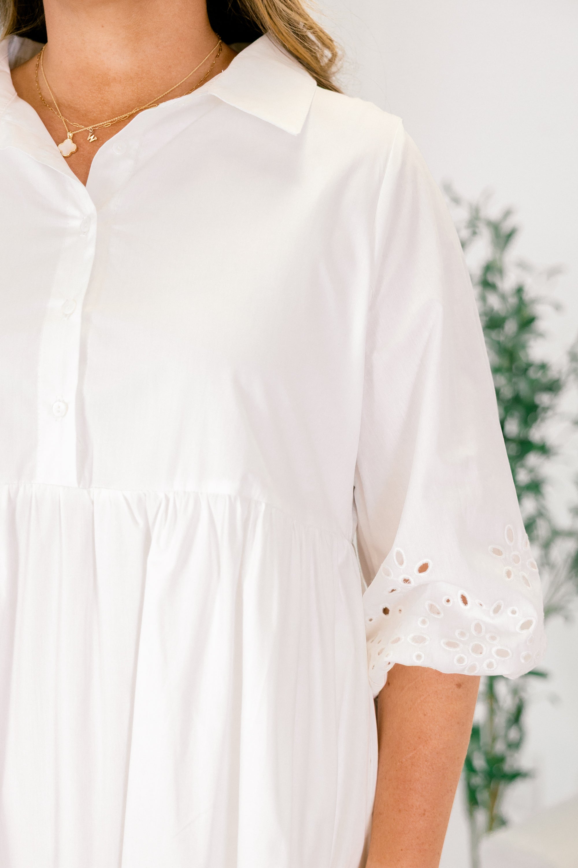 Make It Fun Dress, White