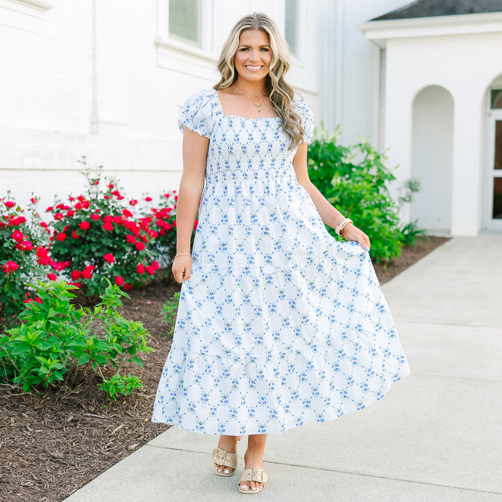Make It Memorable Dress, Blue