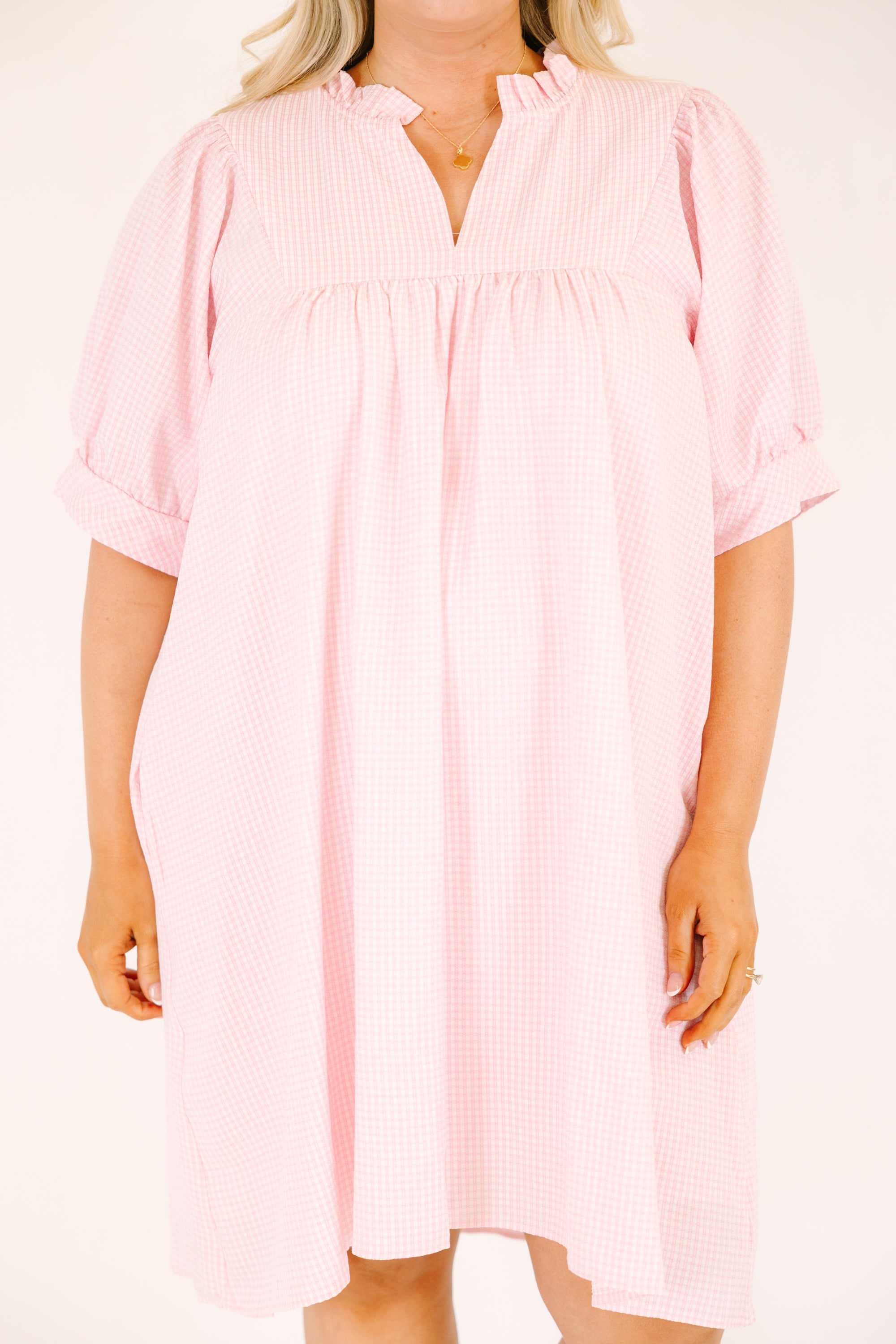 Make My Night Dress, Pink Seersucker