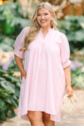 Make My Night Dress, Pink Seersucker