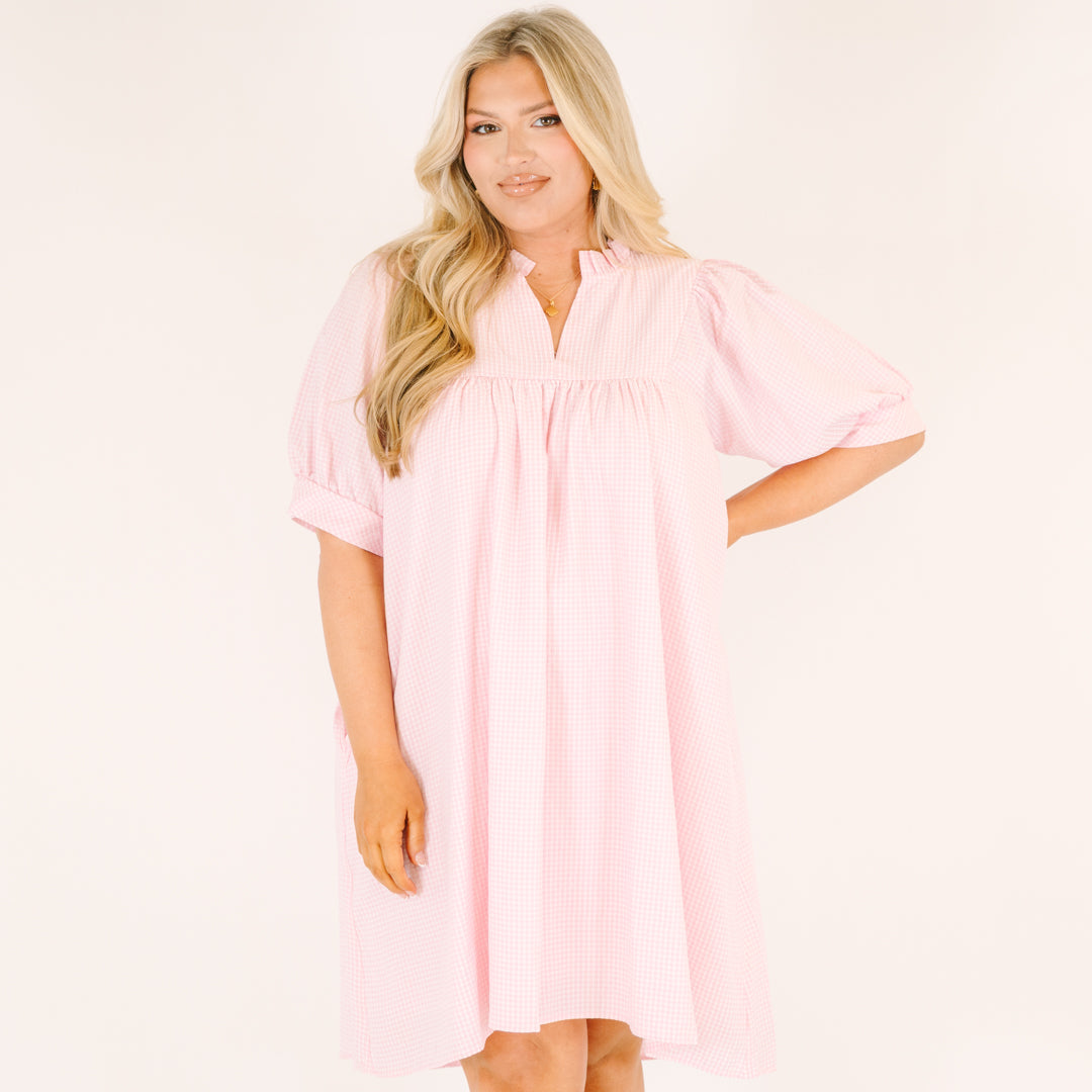 Make My Night Dress, Pink Seersucker