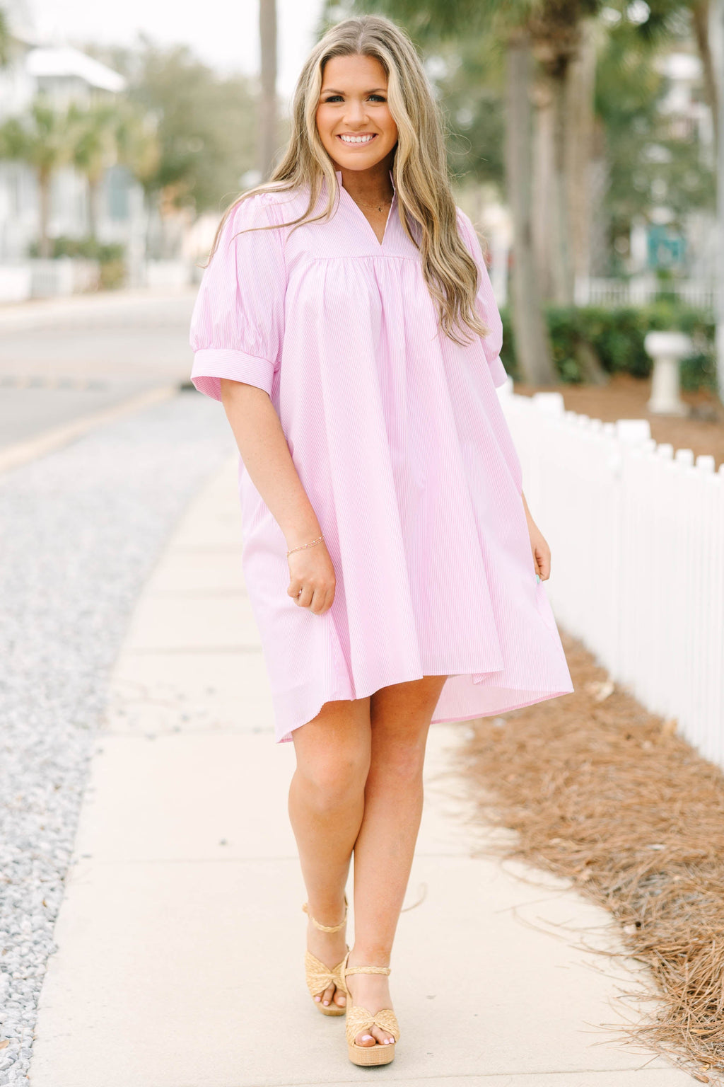 Make My Night Dress, Pink Stripe