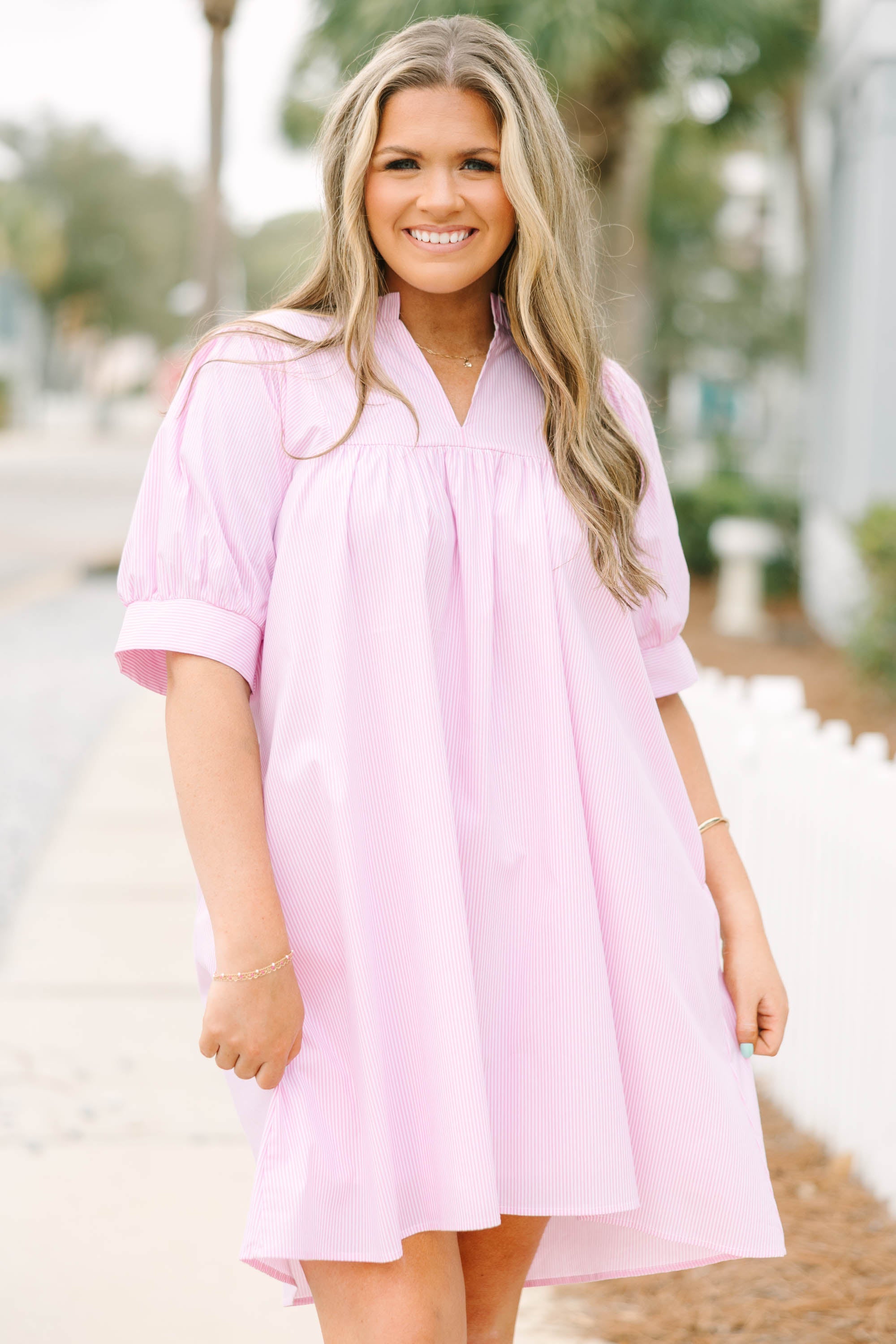Make My Night Dress, Pink Stripe