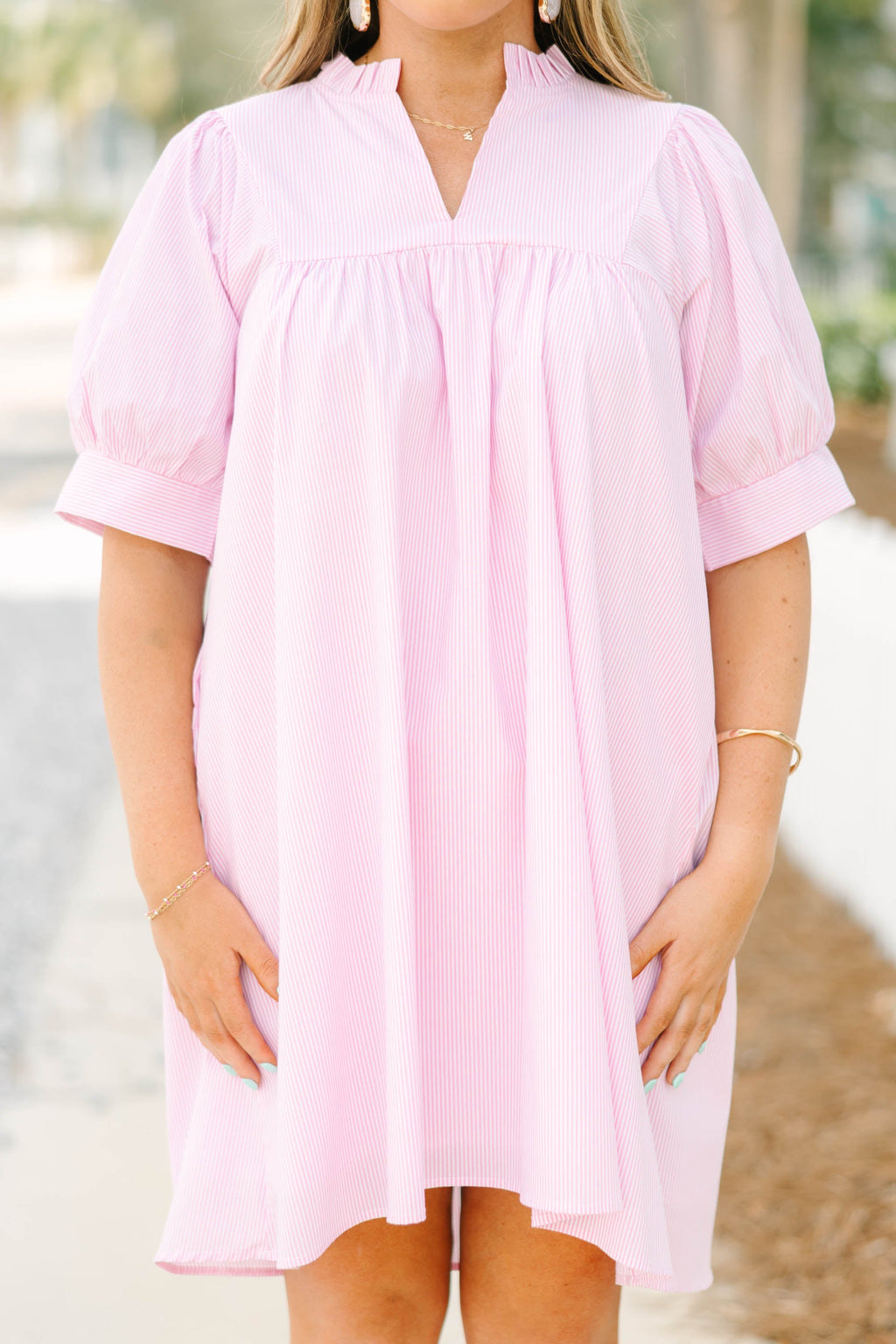 Make My Night Dress, Pink Stripe