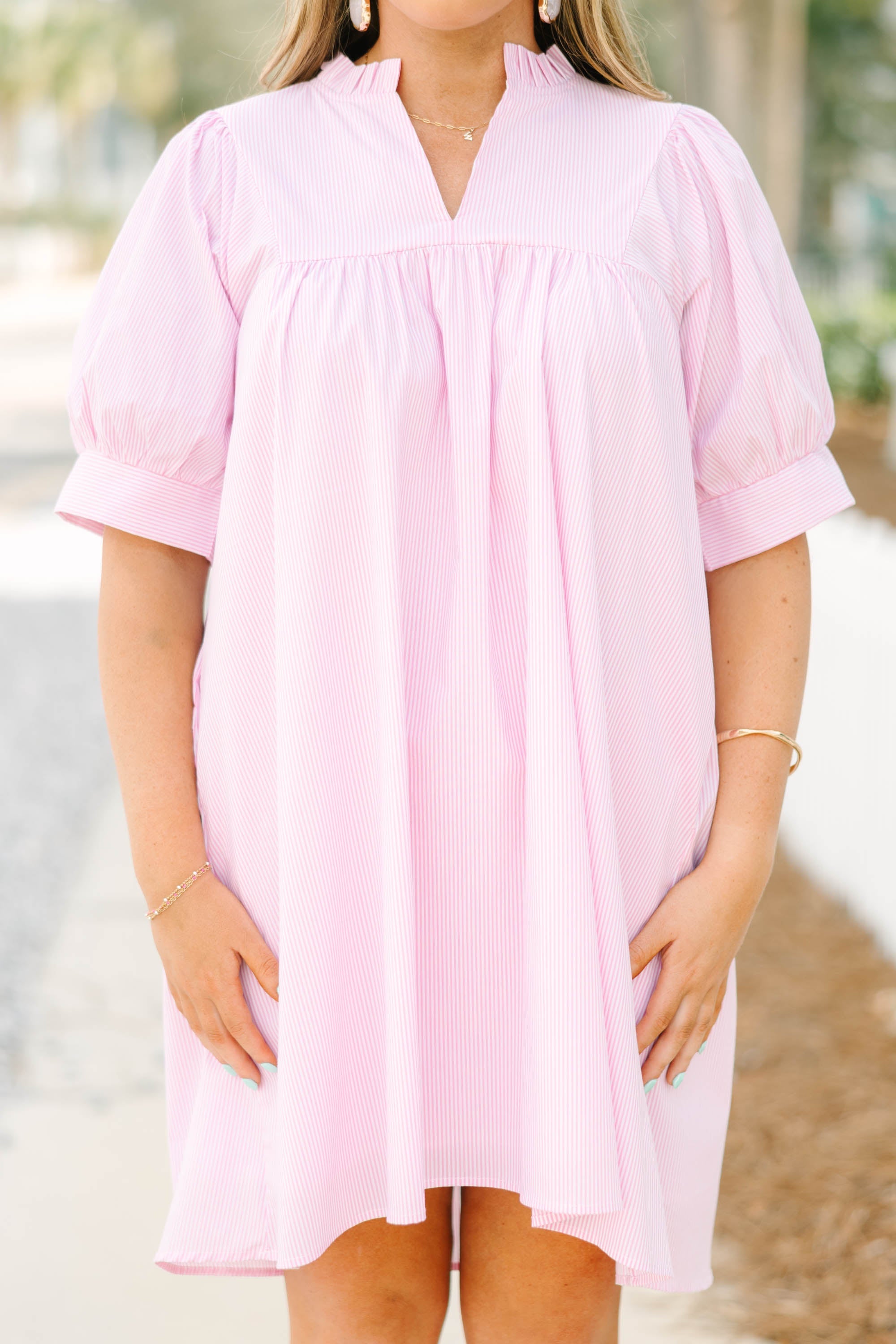 Make My Night Dress, Pink Stripe
