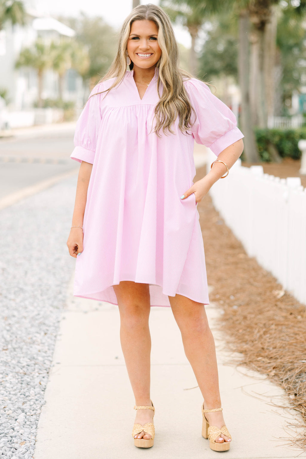 Make My Night Dress, Pink Stripe