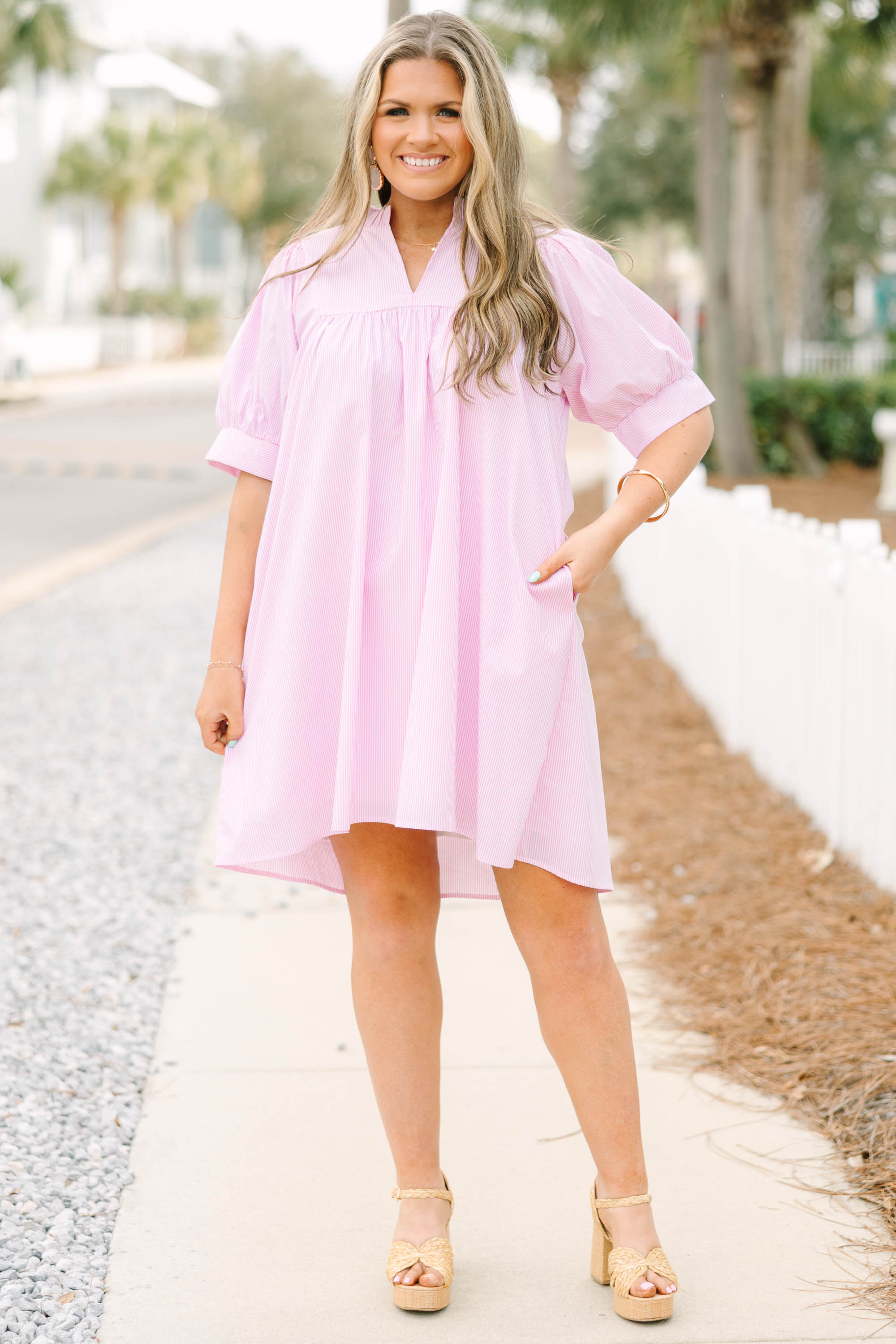 Make My Night Dress, Pink Stripe