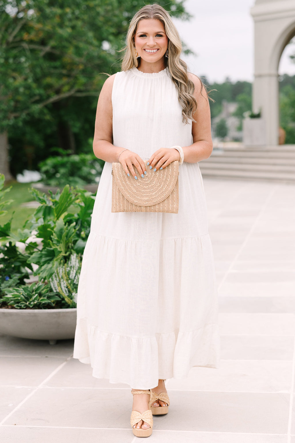 Make Your Move Maxi Dress, Oatmeal