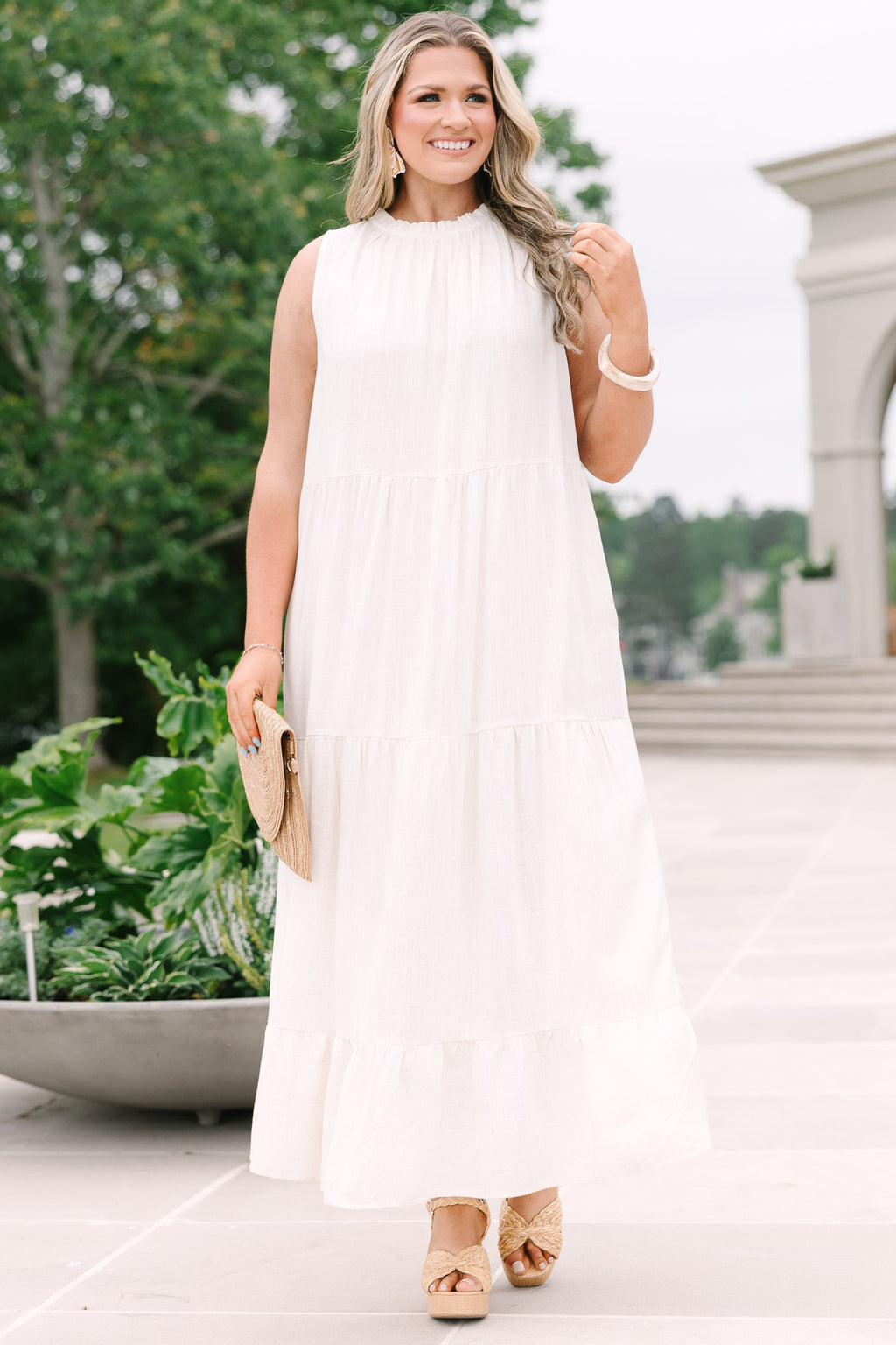 Make Your Move Maxi Dress, Oatmeal