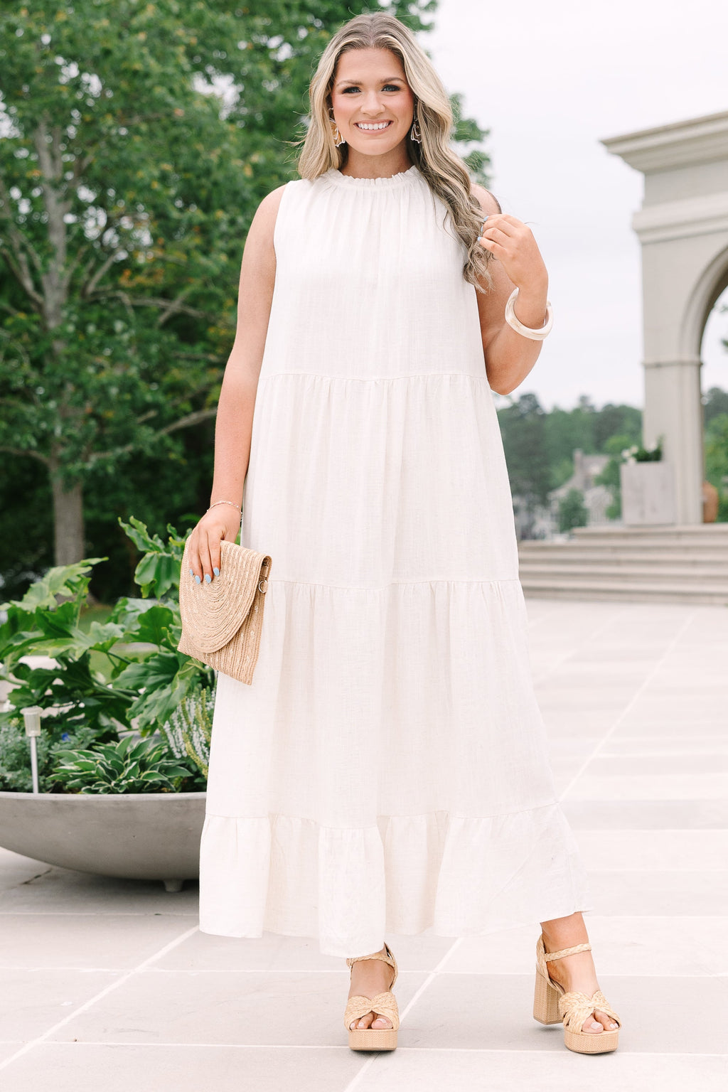 Make Your Move Maxi Dress, Oatmeal