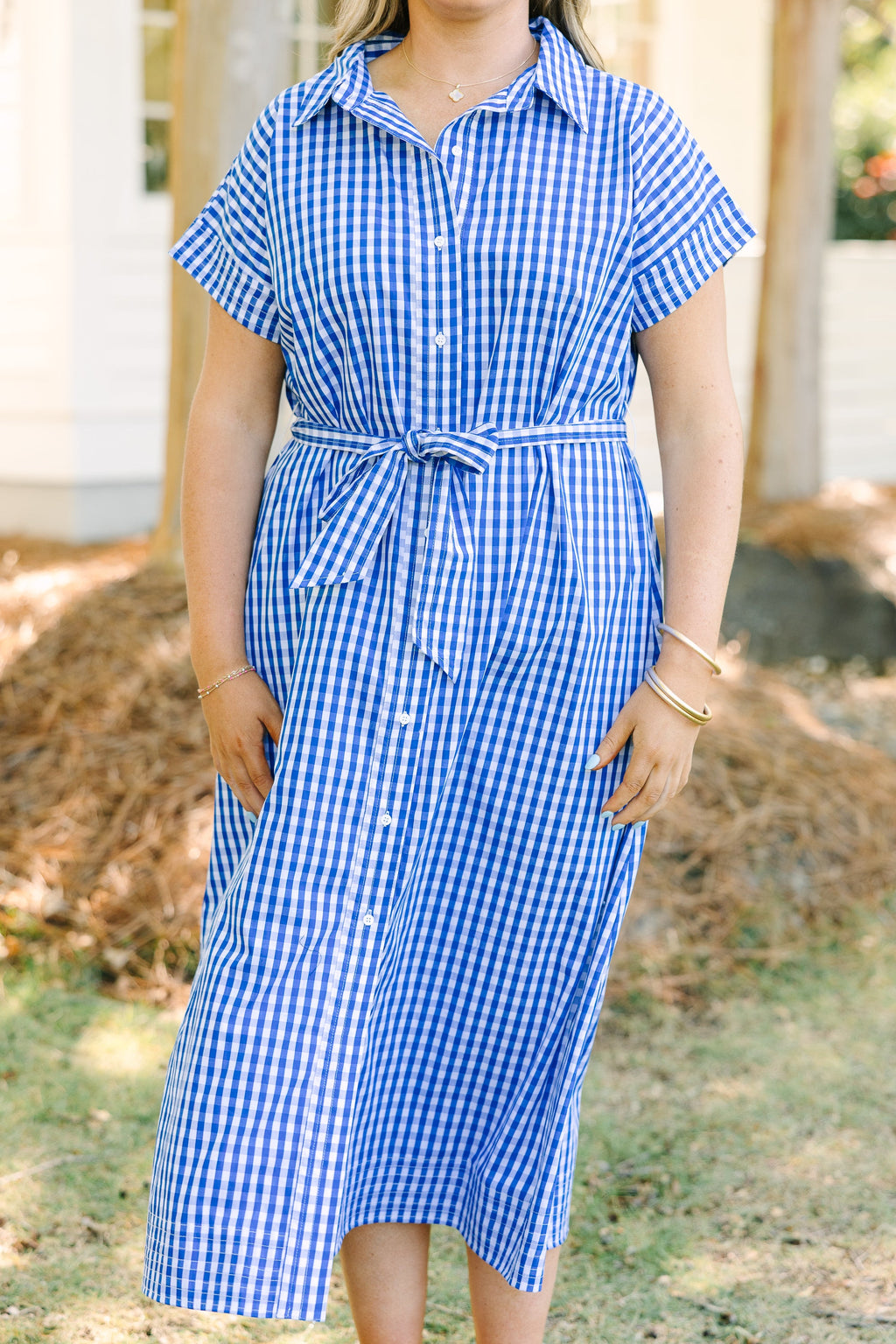 Making Tidal Waves Dress, Cobalt