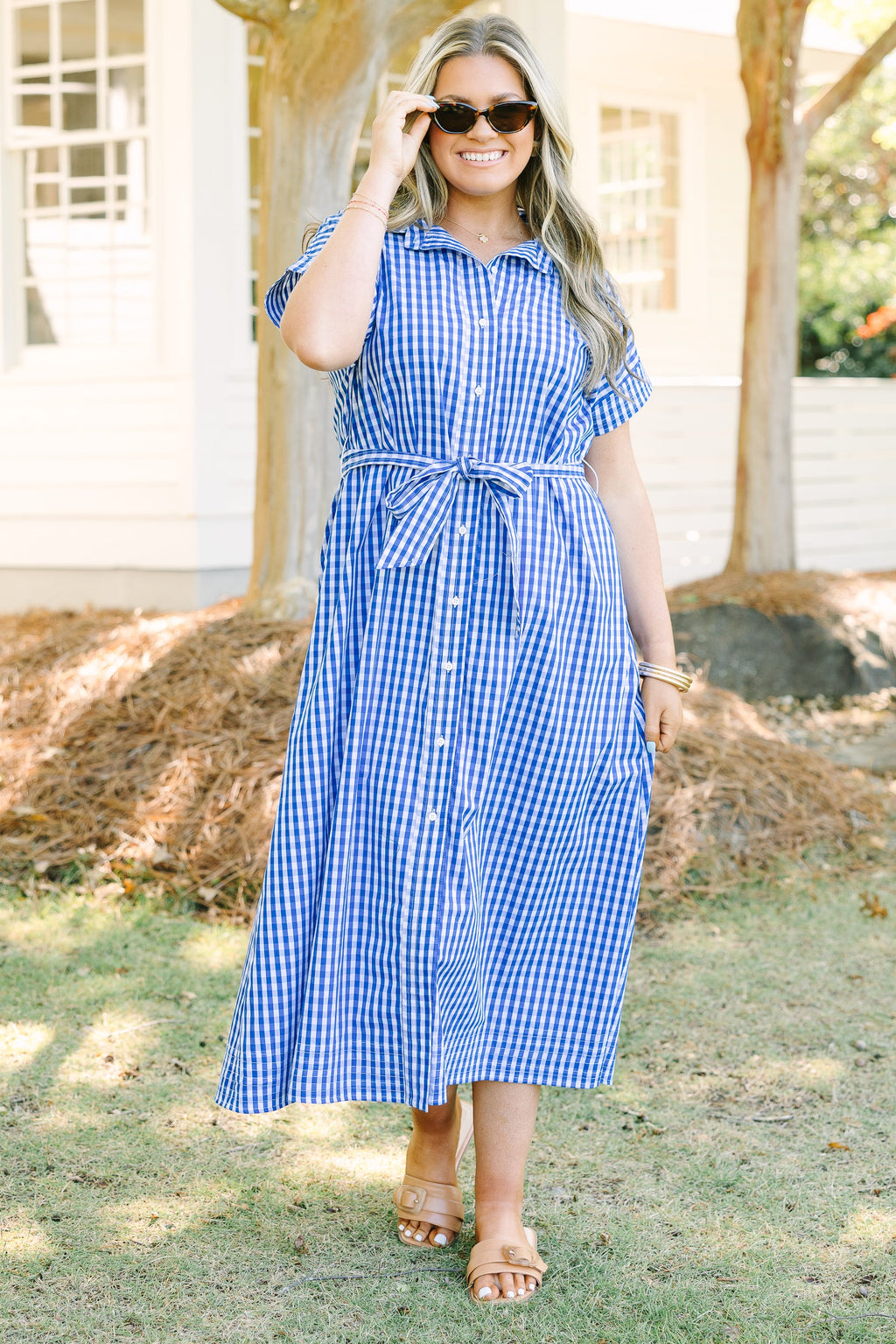 Making Tidal Waves Dress, Cobalt