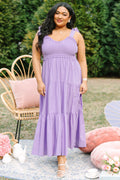 Midnight Garden Dress, Purple